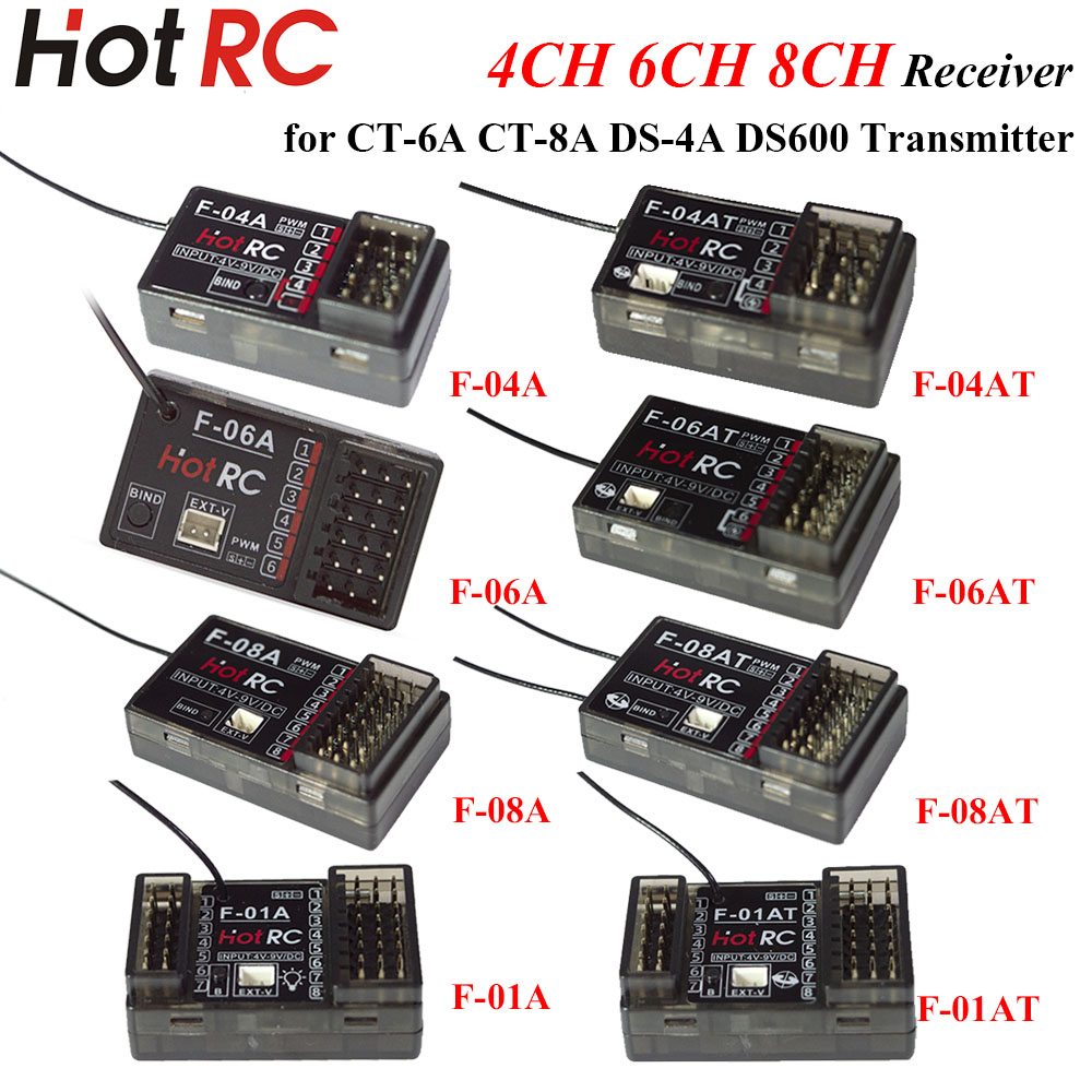 Rc Airplane Flight Controller Gyro - HOTRC 2.4Ghz 4/6/8チャンネル F-04A F-06AT F-08AT
