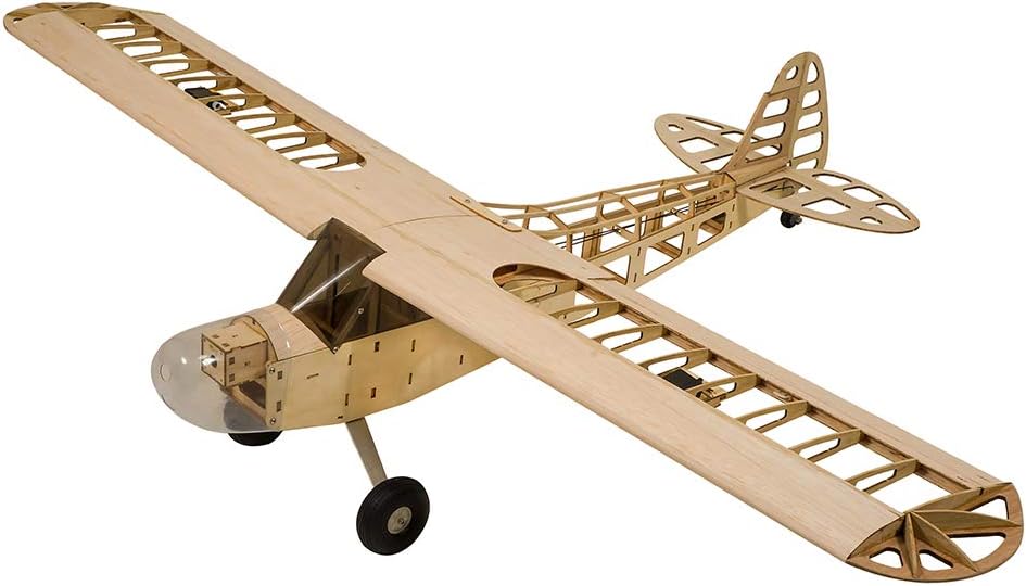 Rc Airplane Balsa Wood Kit Laser Cut - パイパーJ-3カブ バルサ木製模型飛行機 S08 J3、レーザーカット46インチ翼幅飛行機モデルキット、大人向けDIY RC飛行機キット