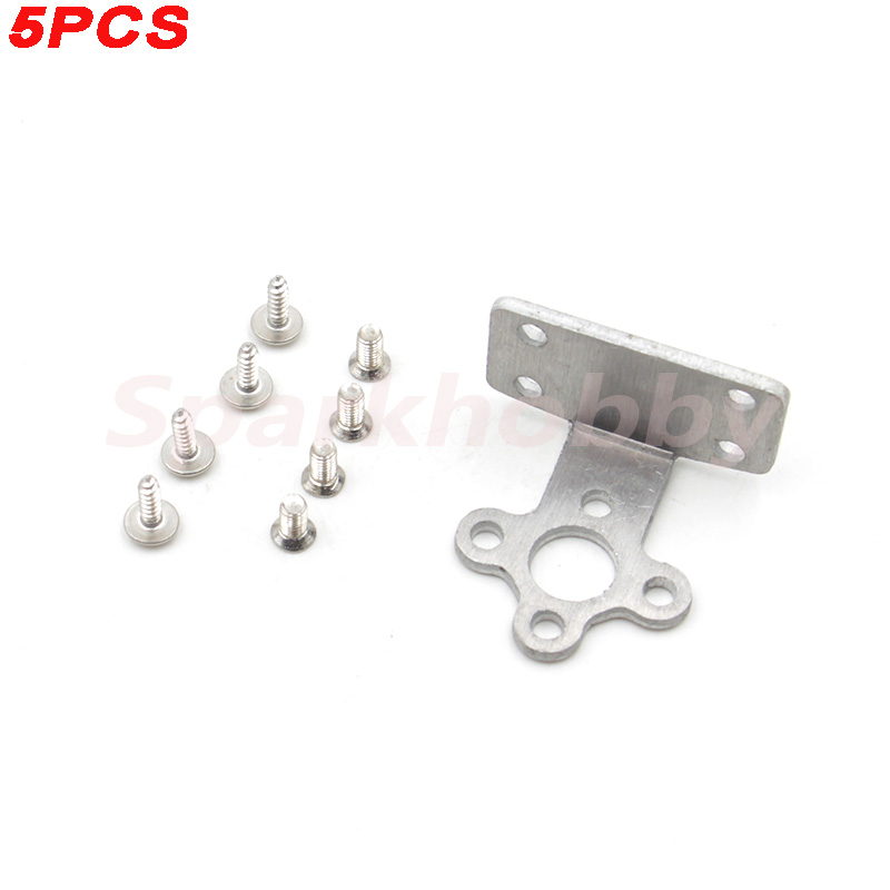 Rc Airplane Motor Mount Aluminum - 5個gwsアルミ合金ブラシレスモーター取付座と取付ネジモータブラケット2212 2216 rc固定翼航空機