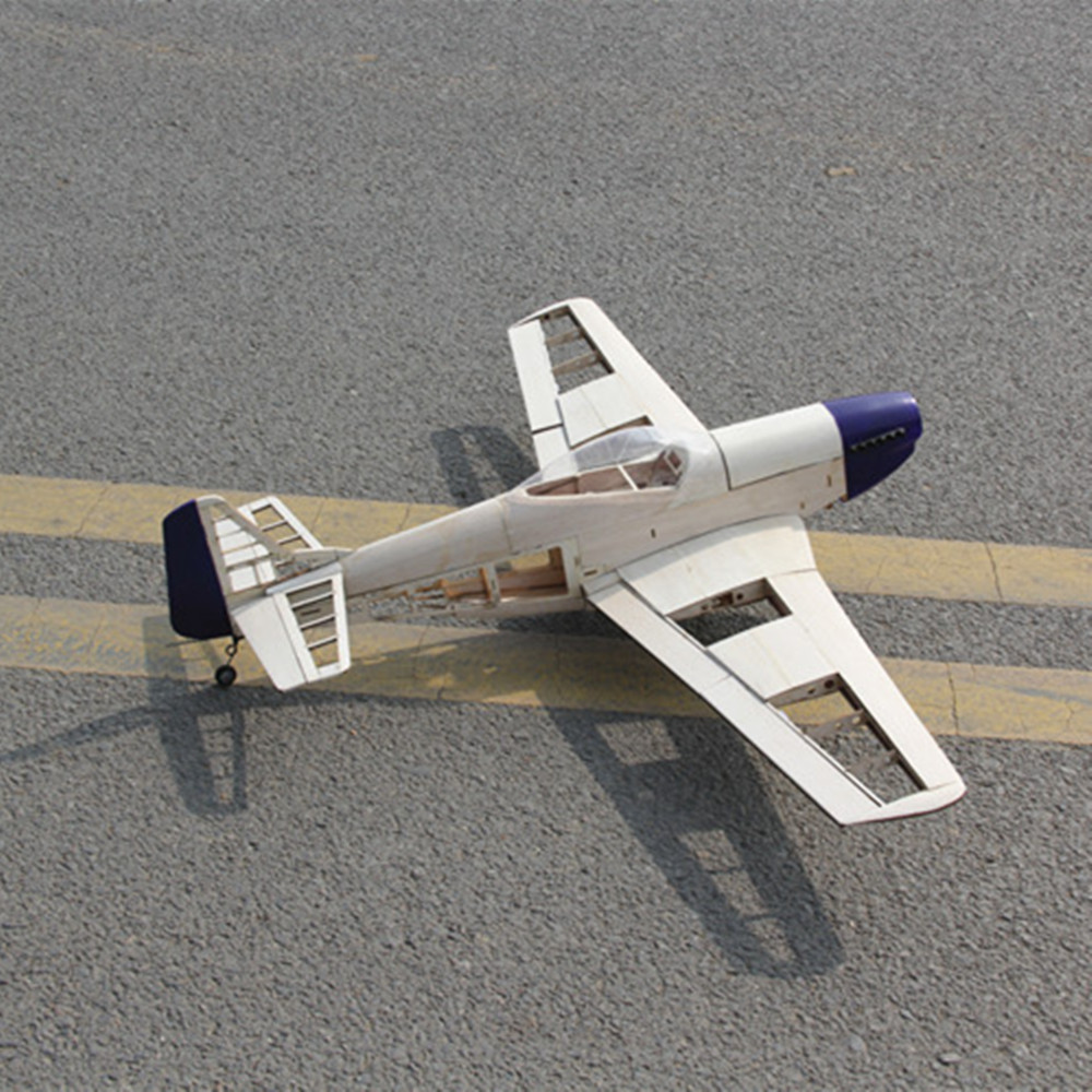 Rc Warbird Balsa Model Airplane - P51 マスタング 1010mm レーザーカット バルサ RC