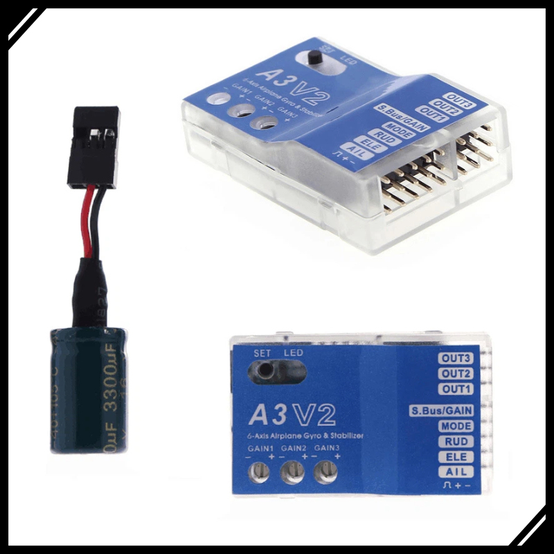 Rc Airplane Flight Controller Gyro - A3 V2 プロフェッショナル 3 軸フライト コントローラー
