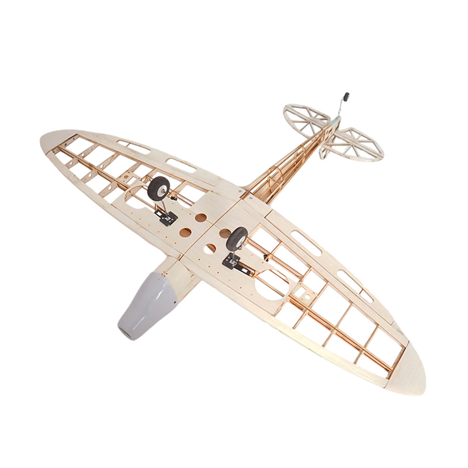 バルサウッドairplaneキット,rc飛行機,diyビルデ - Rc Airplane Balsa Wood Kit Laser Cut のレビューと価格