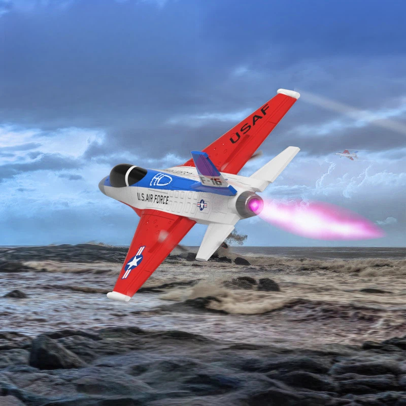VolantexRC F-16 RC戦闘機 耐久性のあるフォ - Rc Airplane Flight Controller Gyro のレビューと価格