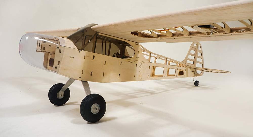 パイパーJ-3カブ バルサ木製模型飛行機 S08 J3、レー - Rc Airplane Balsa Wood Kit Laser Cut のレビューと価格