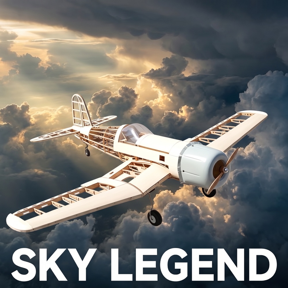 F4U コルセア 1000mm（39.3インチ）バルサ材製  - Rc Warbird Balsa Model Airplane のレビューと価格