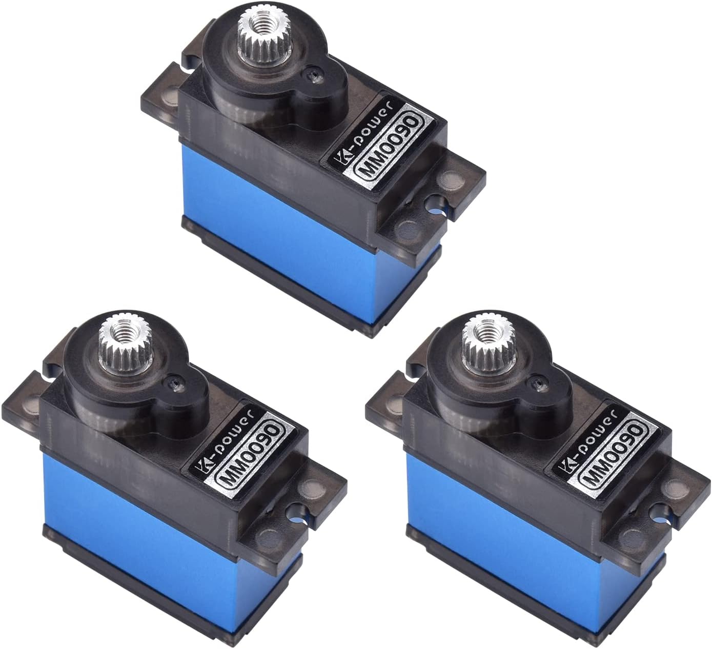 3 個 K-power MM0090 9g マイクロ防水サー - Rc Plane Servo 9G Metal Gear Micro のレビューと価格