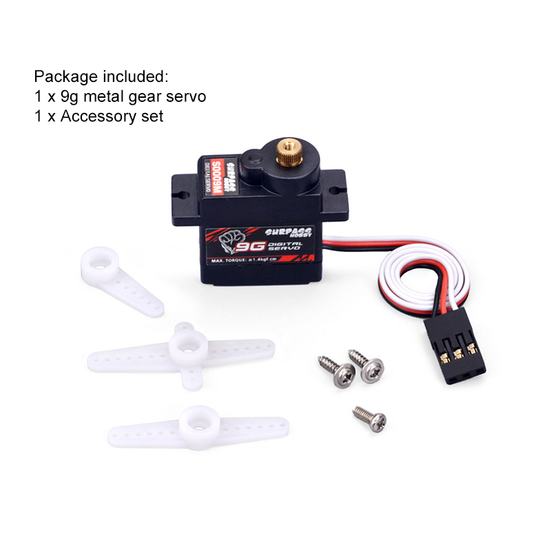 SURPASS HOBBY デジタルサーボ 1/2/4/8個 - Rc Plane Servo 9G Metal Gear Micro のレビューと価格
