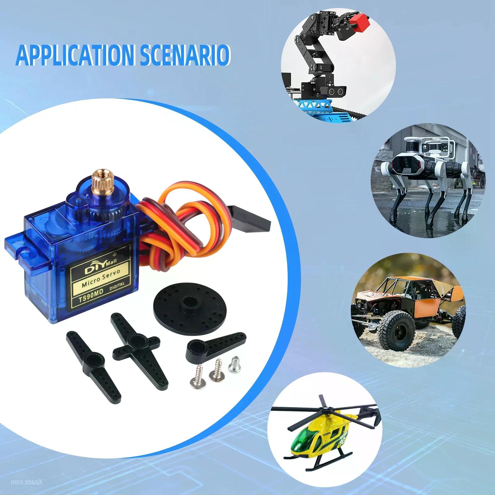 9g マイクロサーボ メタルギア 90/180/270 °  - Rc Plane Servo 9G Metal Gear Micro のレビューと価格