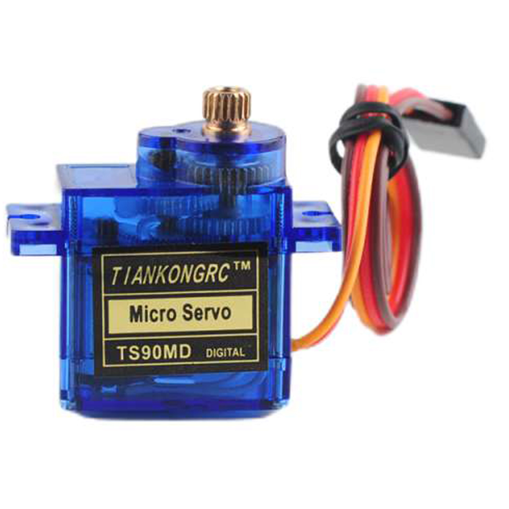 4 ピース/パック TS90MD 9 グラムマイクロサーボモ - Rc Plane Servo 9G Metal Gear Micro のレビューと価格