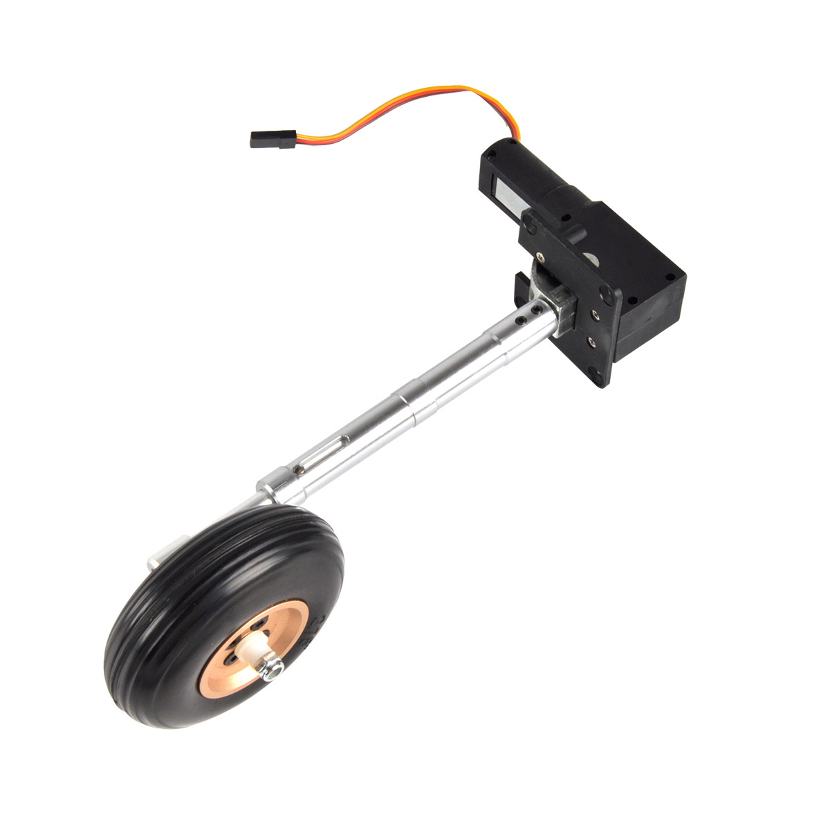 タイヤ付き電気servoless格納式ネットギア,4〜6kg - Rc Airplane Electric Landing Gear Retract のレビューと価格